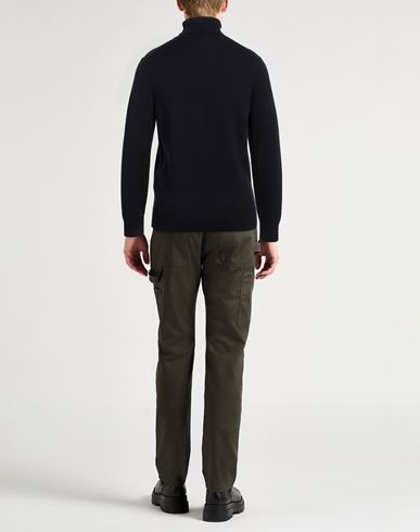 Emporio Armani Man Turtleneck Navy Size S Virgin Wool