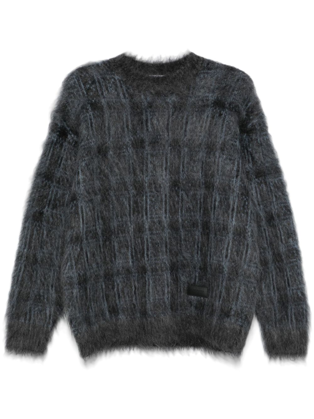 Brushed-effect sweater - Grey