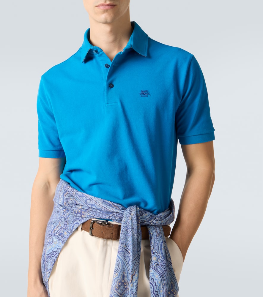 Pegaso cotton polo shirt