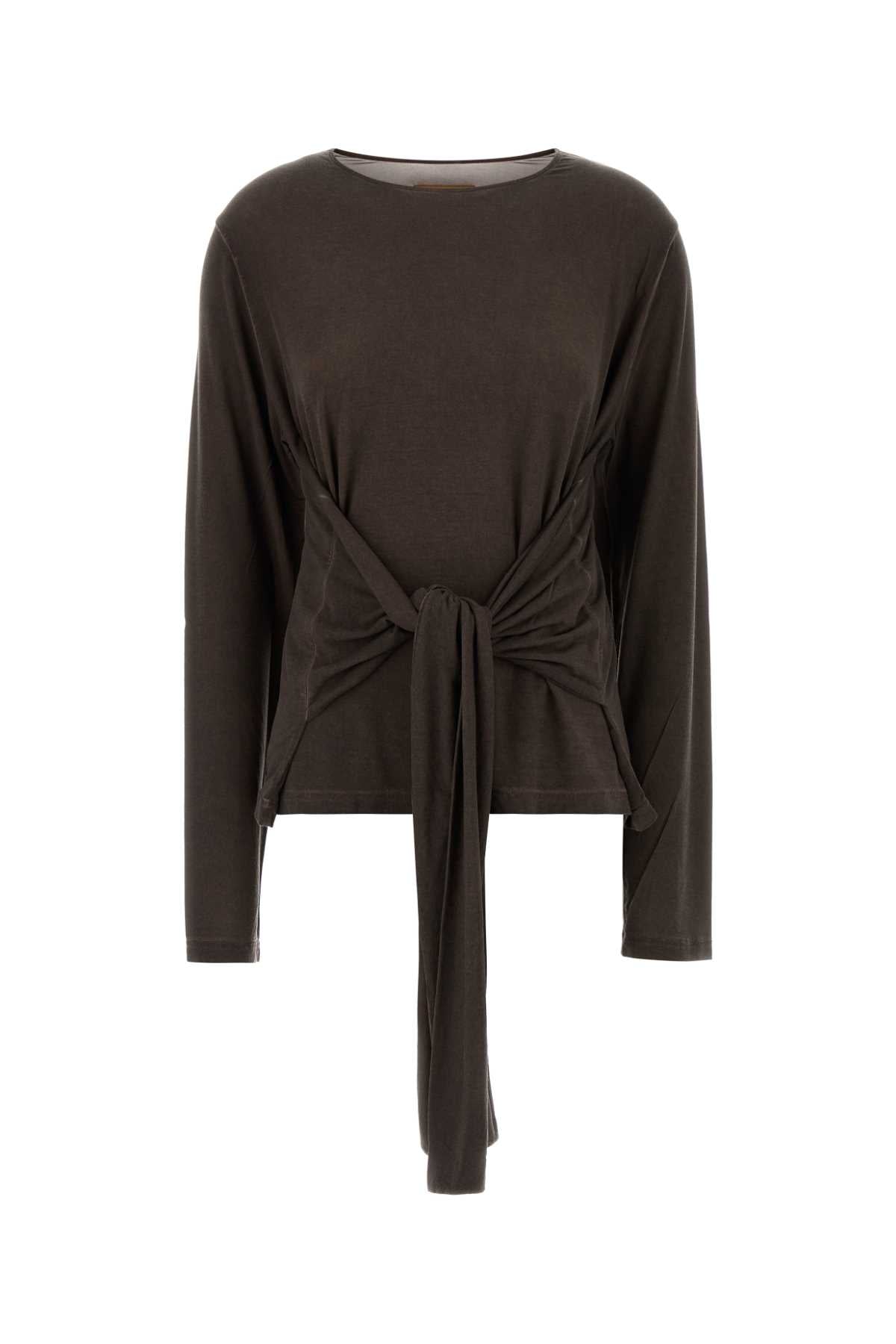 Tibi T-Shirt — Brown