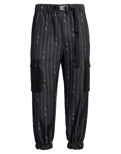 Man Pants Black Size M Polyester, Viscose