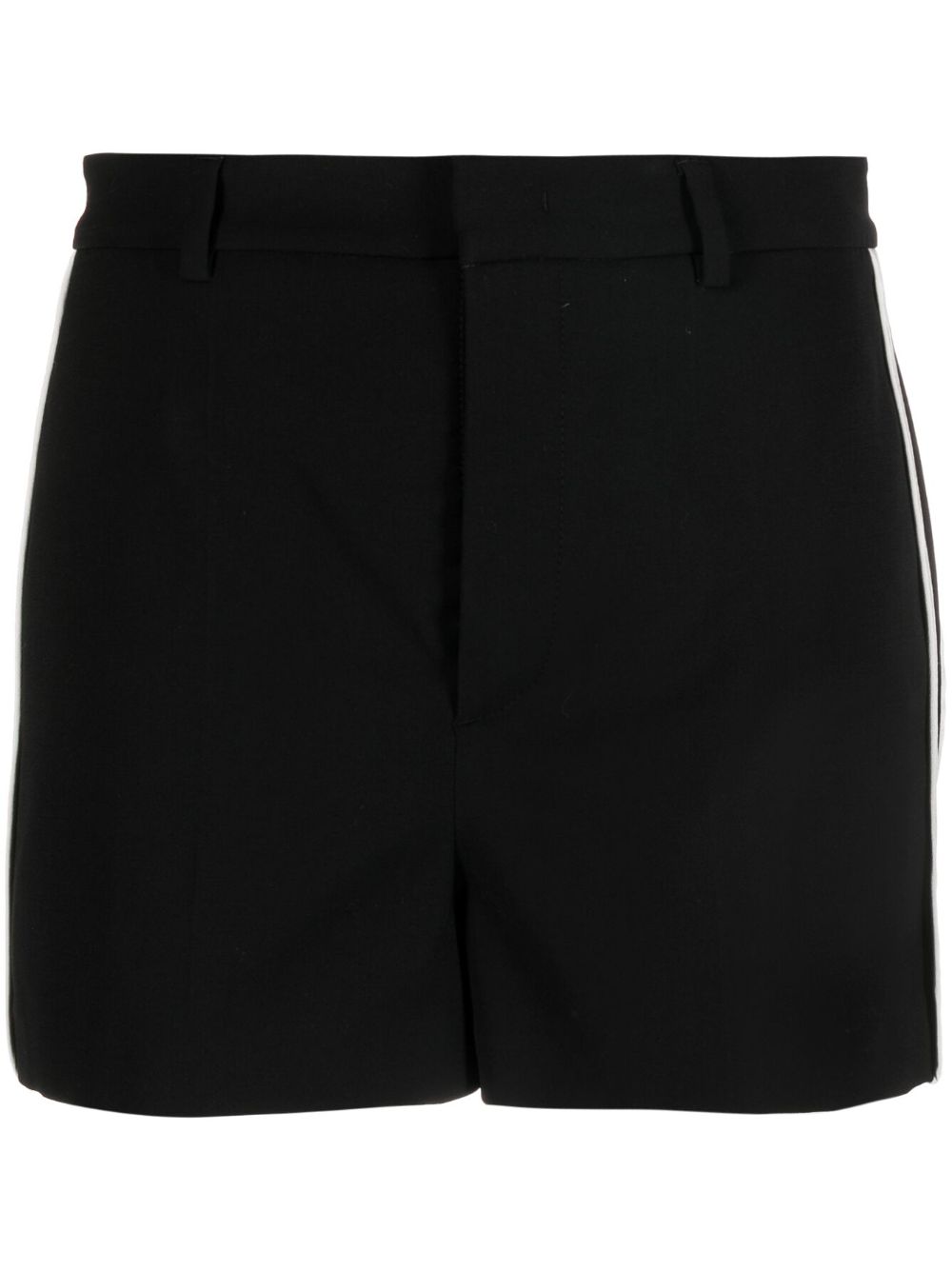 Side-stripe tailored shorts - Neutrals