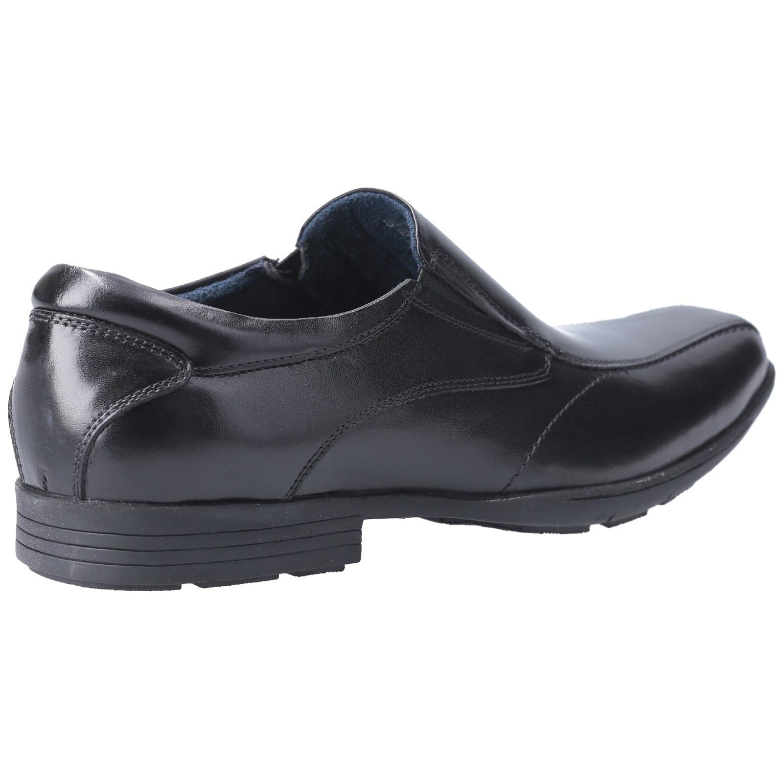 Pod Dundee Leather Youth Black Shoe