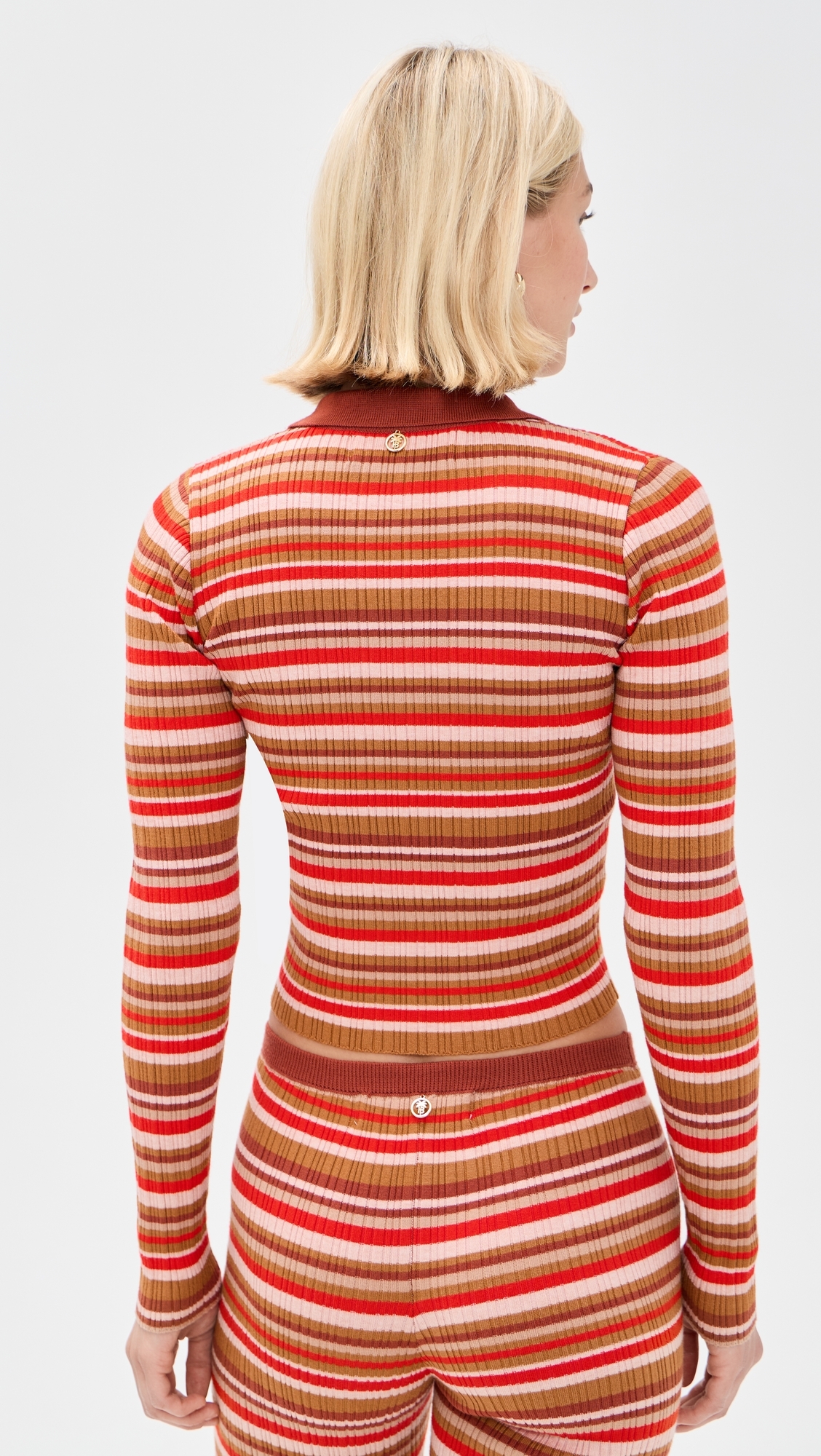 Jack Polo Shirt Bayadere Rib Stripes L
