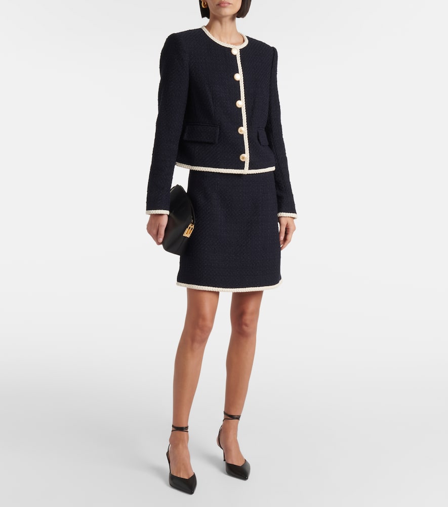 Mabel cropped tweed jacket