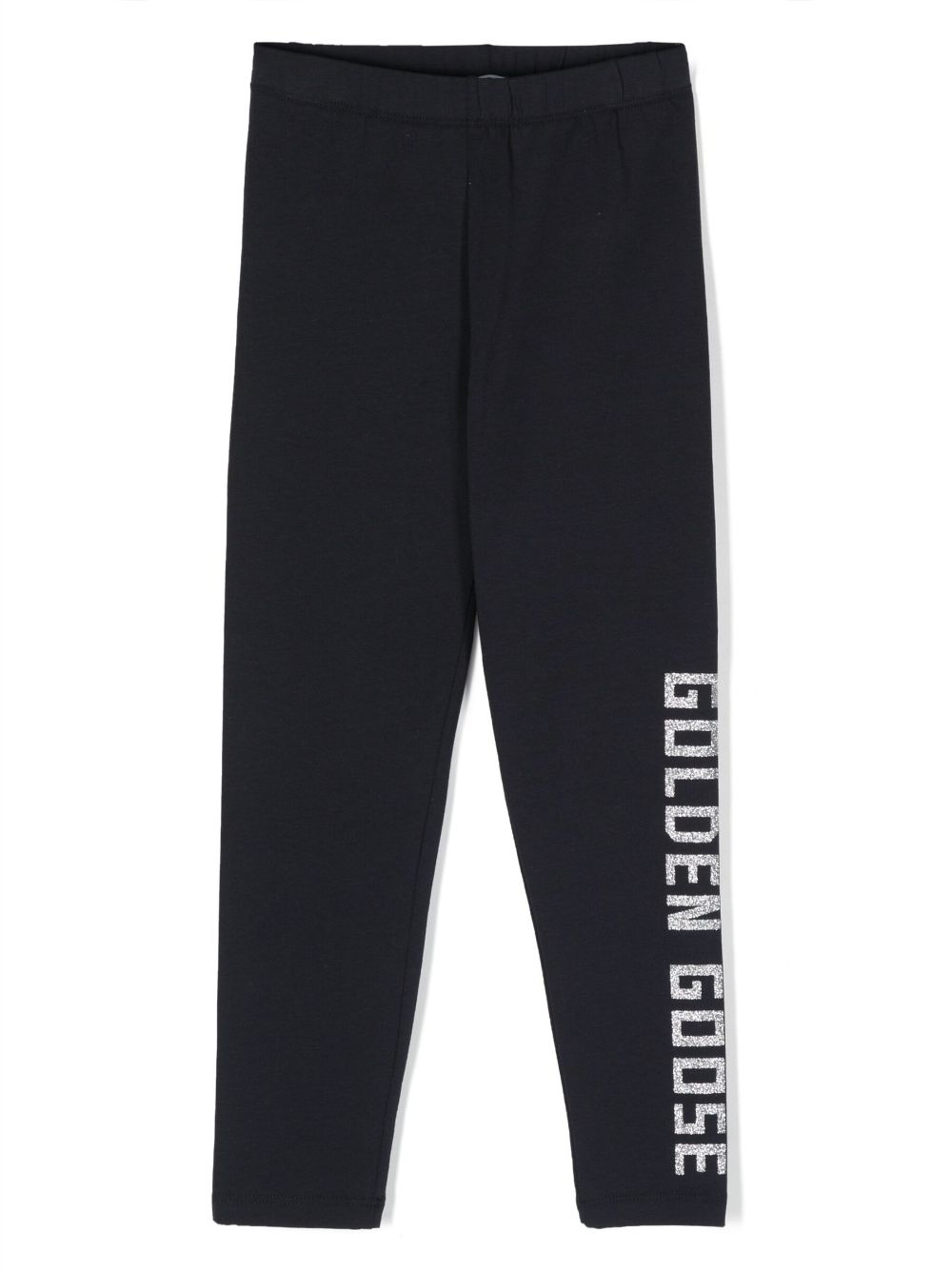 Logo-print stretch trousers - Blue