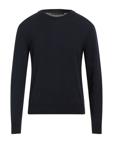 Man Sweater Midnight blue Size 44 Cotton, Polyamide