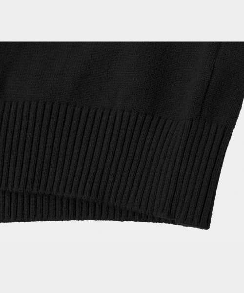 Essential Daily Round Knit Black