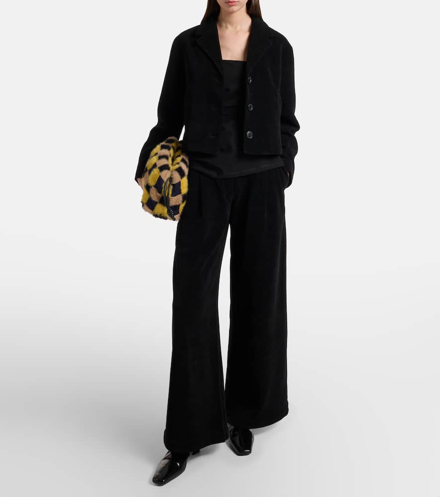 White Label Rosalie corduroy wide-leg pants