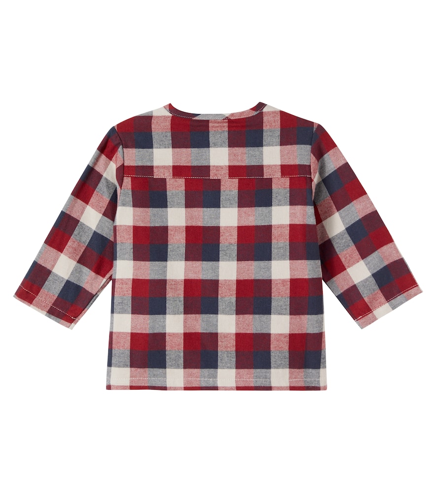 Baby Shelby checked cotton shirt