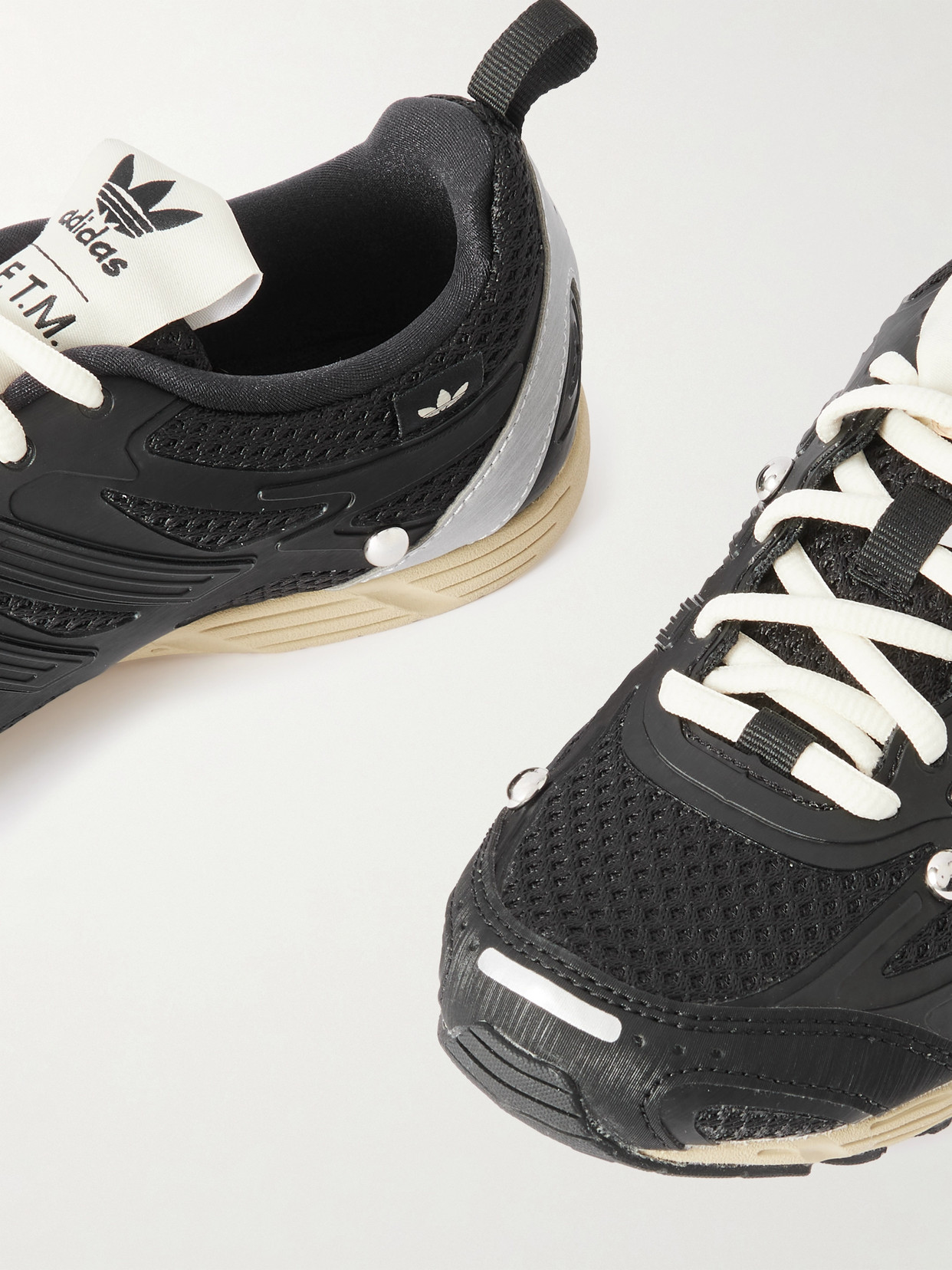+ Song For The Mute Adizero Rubber-trimmed Mesh Sneakers - Black