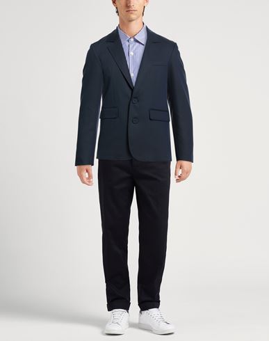 Man Blazer Midnight blue Size 36 Polyester, Viscose