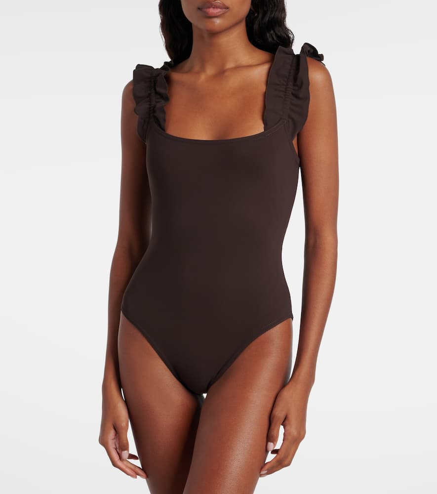 Ruffled swimsuit