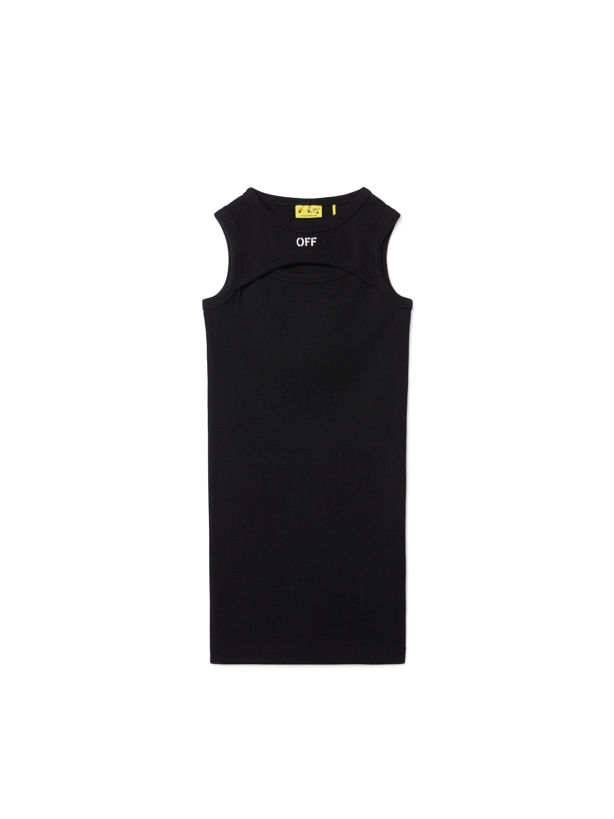 Stamp Ribbed Dress