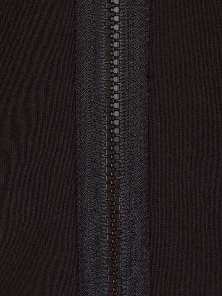 C. P. Company Sweatshirts Hooded Open In Diagonal Raised Fleece