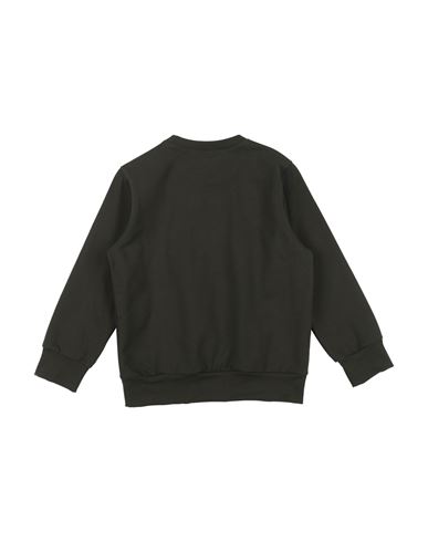 Junior Kid Boy Sweatshirt Dark green Size 14 Cotton, Elastane