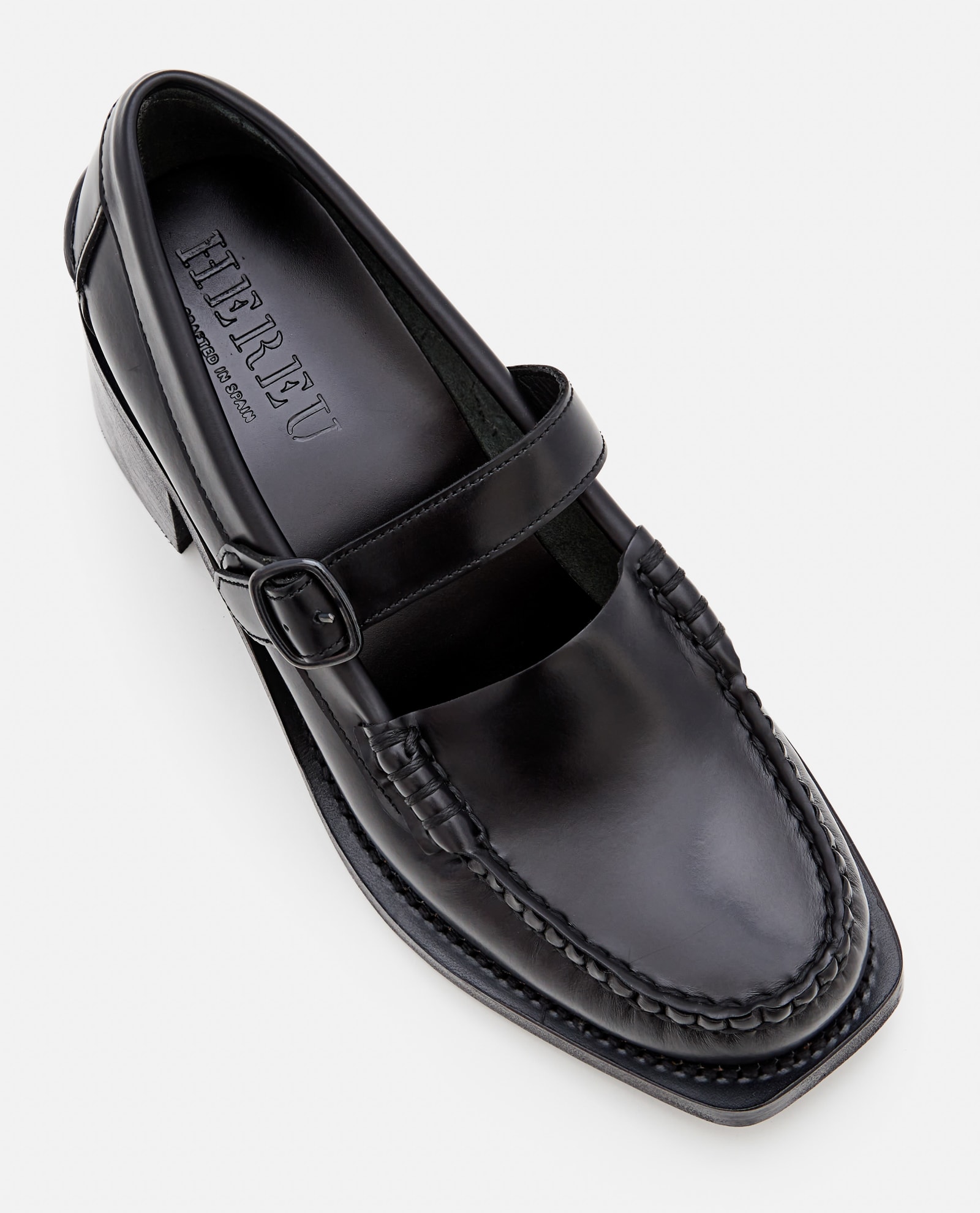 50mm Blanquer Leather Mary Jane Loafers