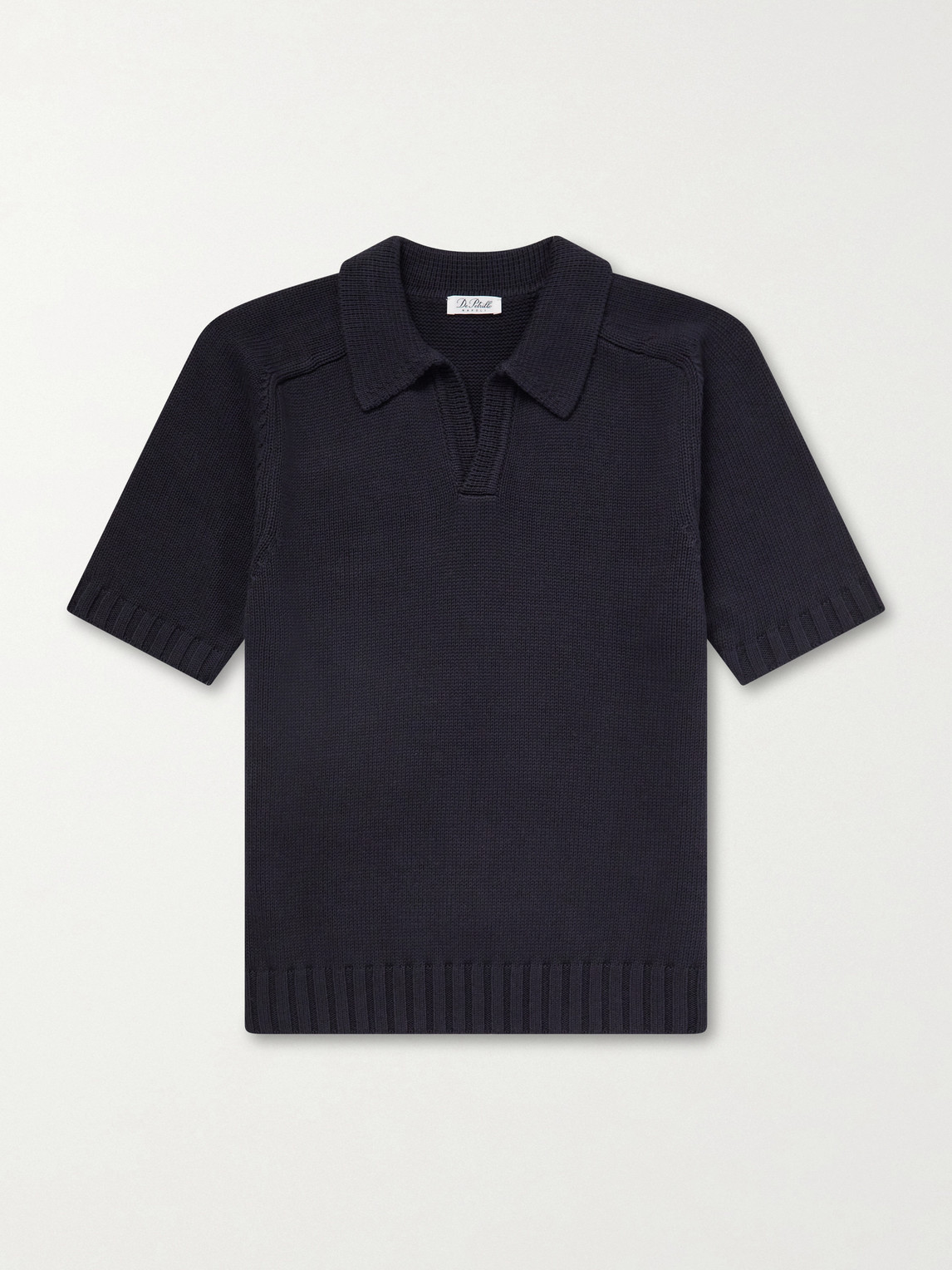 Knitted Cotton Polo Shirt