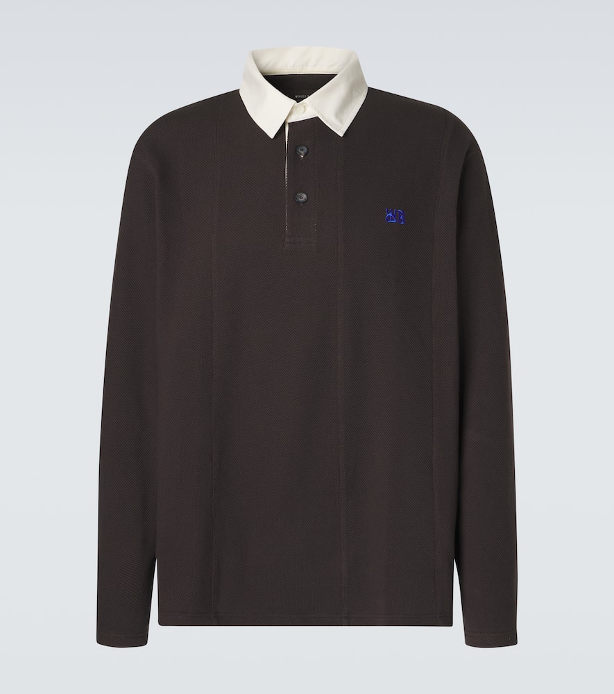 City cotton-blend polo shirt