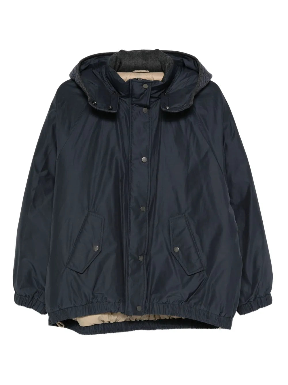Hooded Jacket — Navy