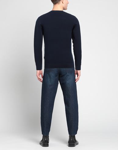 Man Sweater Navy Size XXL Viscose, Nylon
