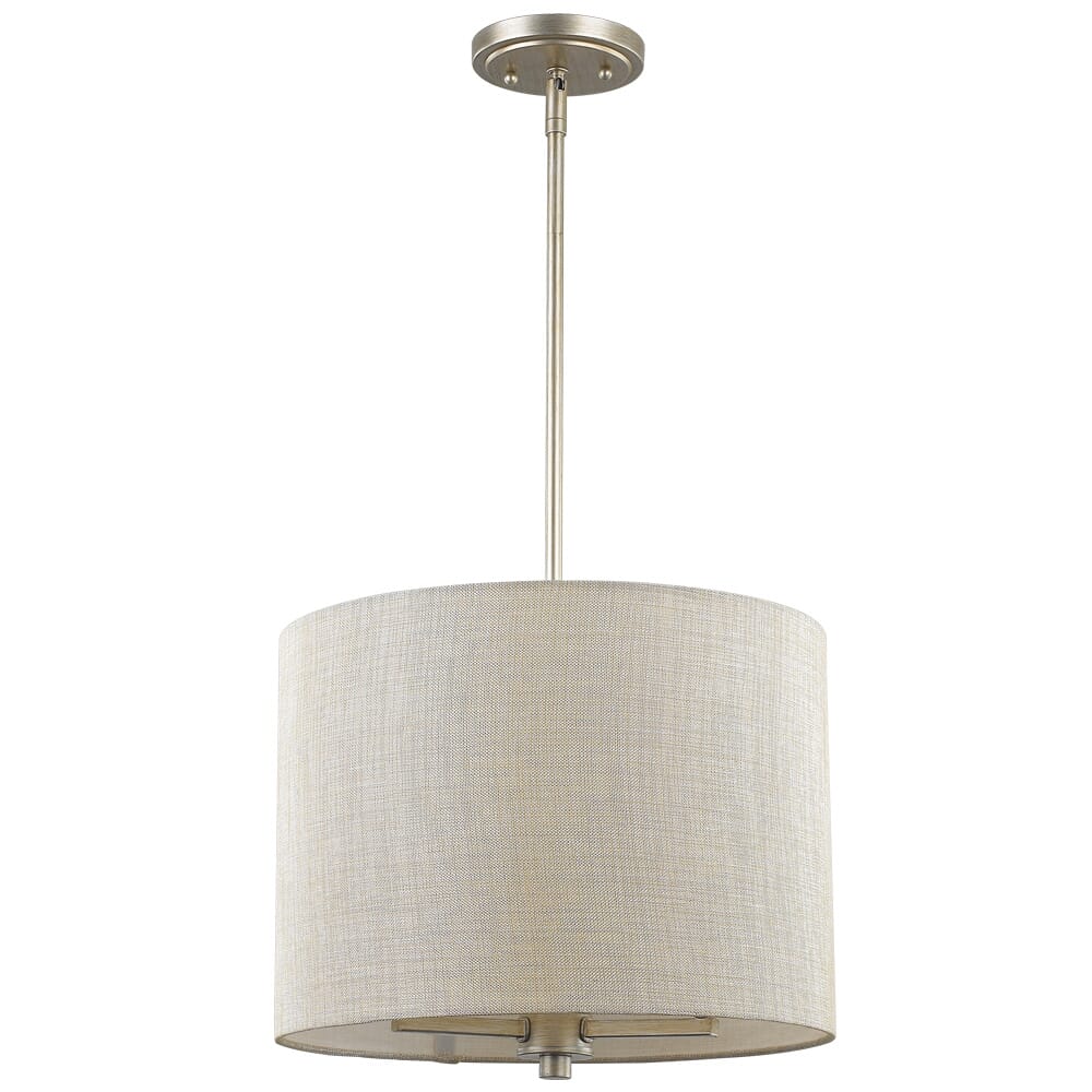 Washed Gold Three Light Pendant from the Daria Collection