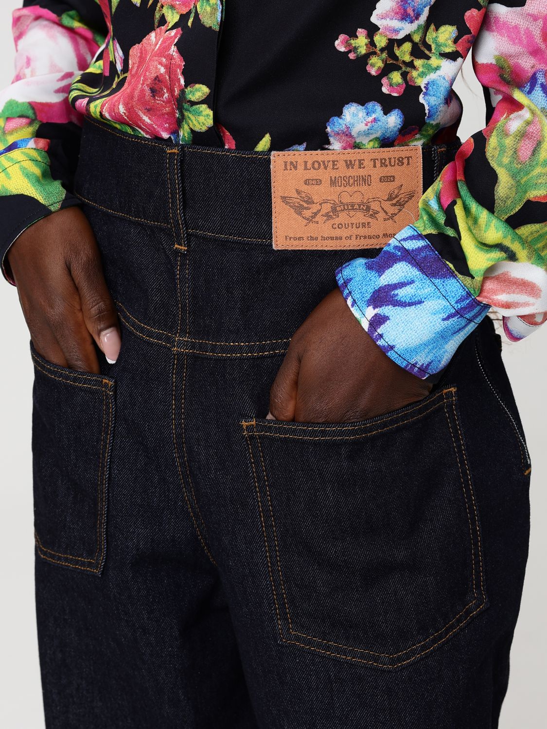 Jeans Woman color Denim
