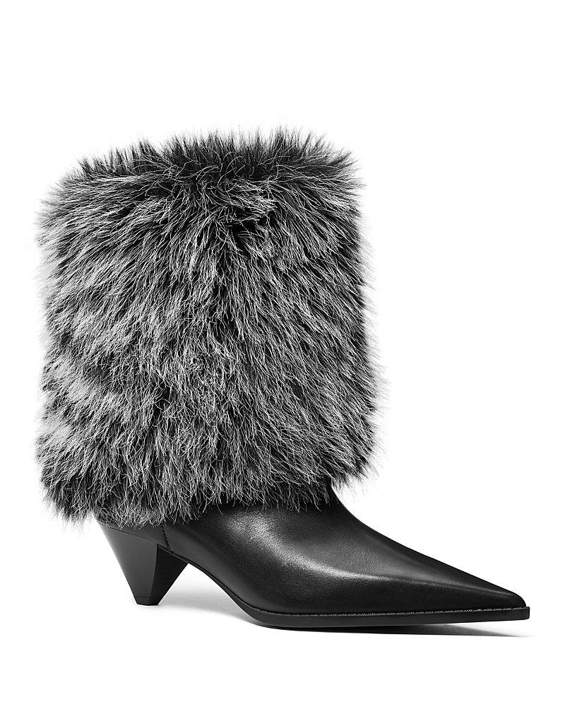 Women's Jayla Faux Fur & Leather Ankle Boots