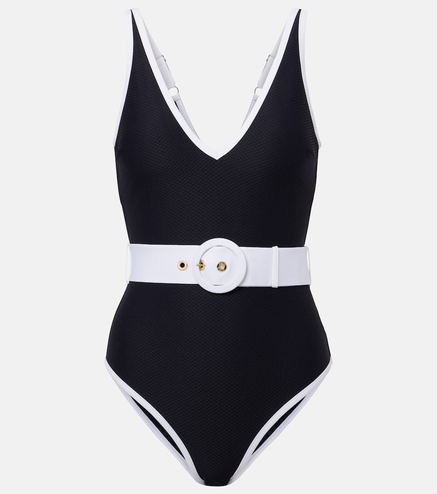 Pampelonne belted swimsuit