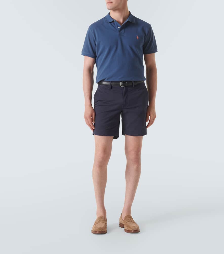 Cotton-blend shorts