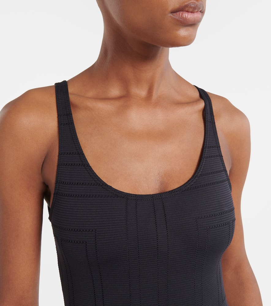 Monogram jersey swimsuit