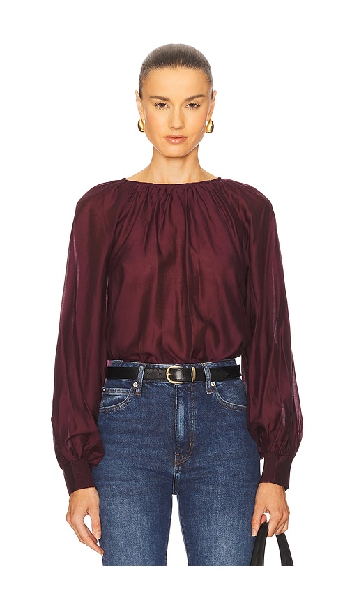 ASTR the Label Reyen Top in Deep Wine.  XL also in L, M