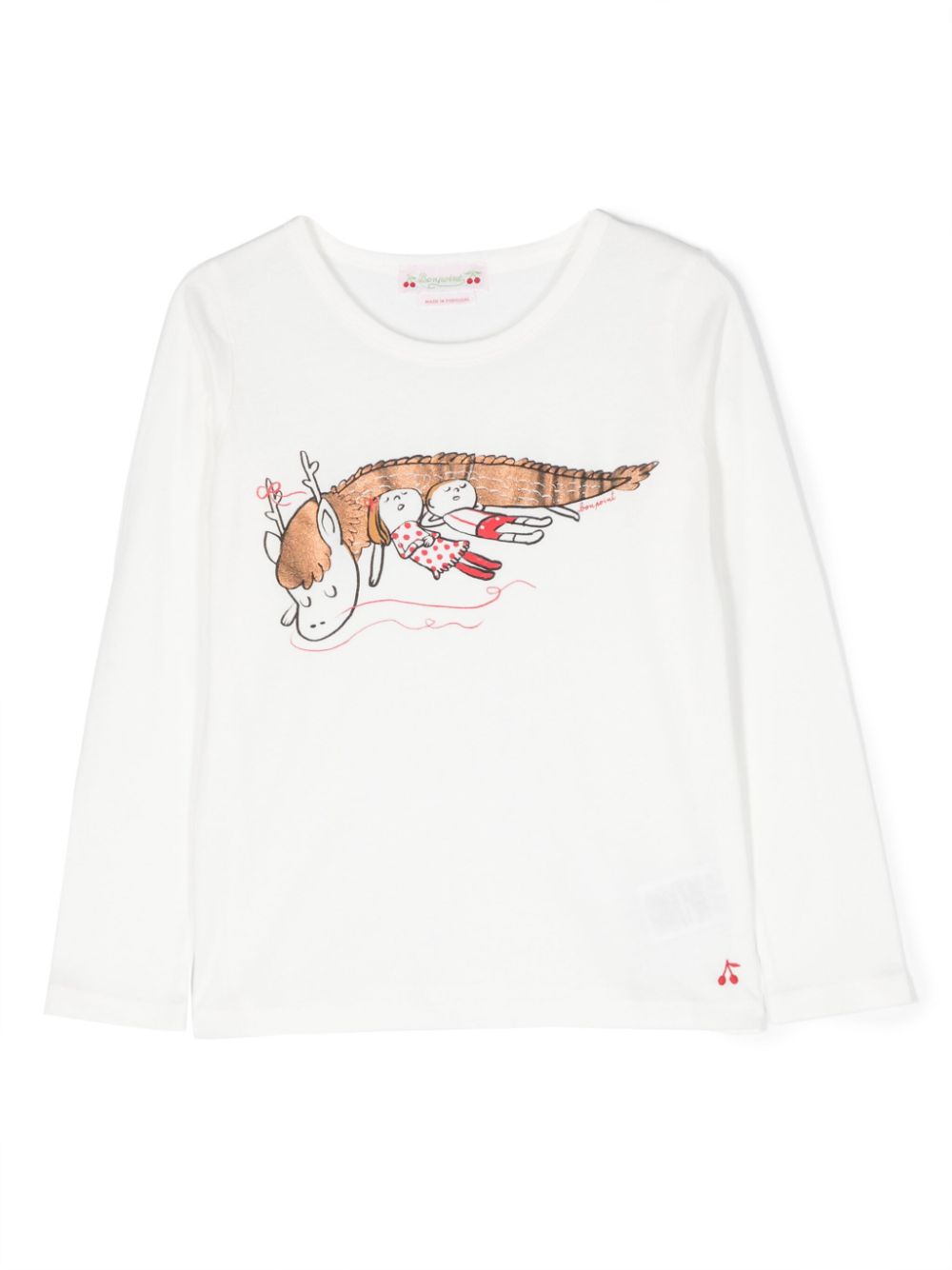 Graphic-print cotton T-Shirt - White