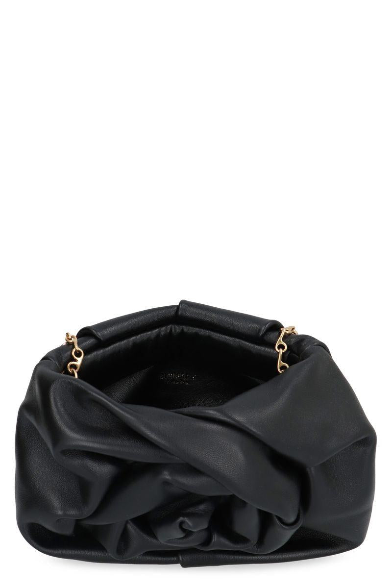 Rose Leather Clutch