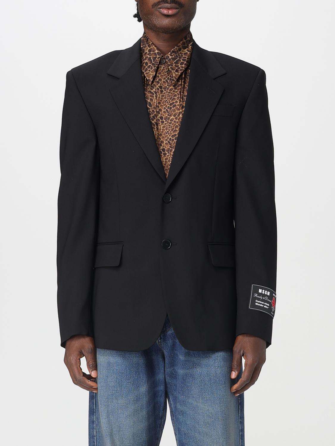 Blazer Men color Black