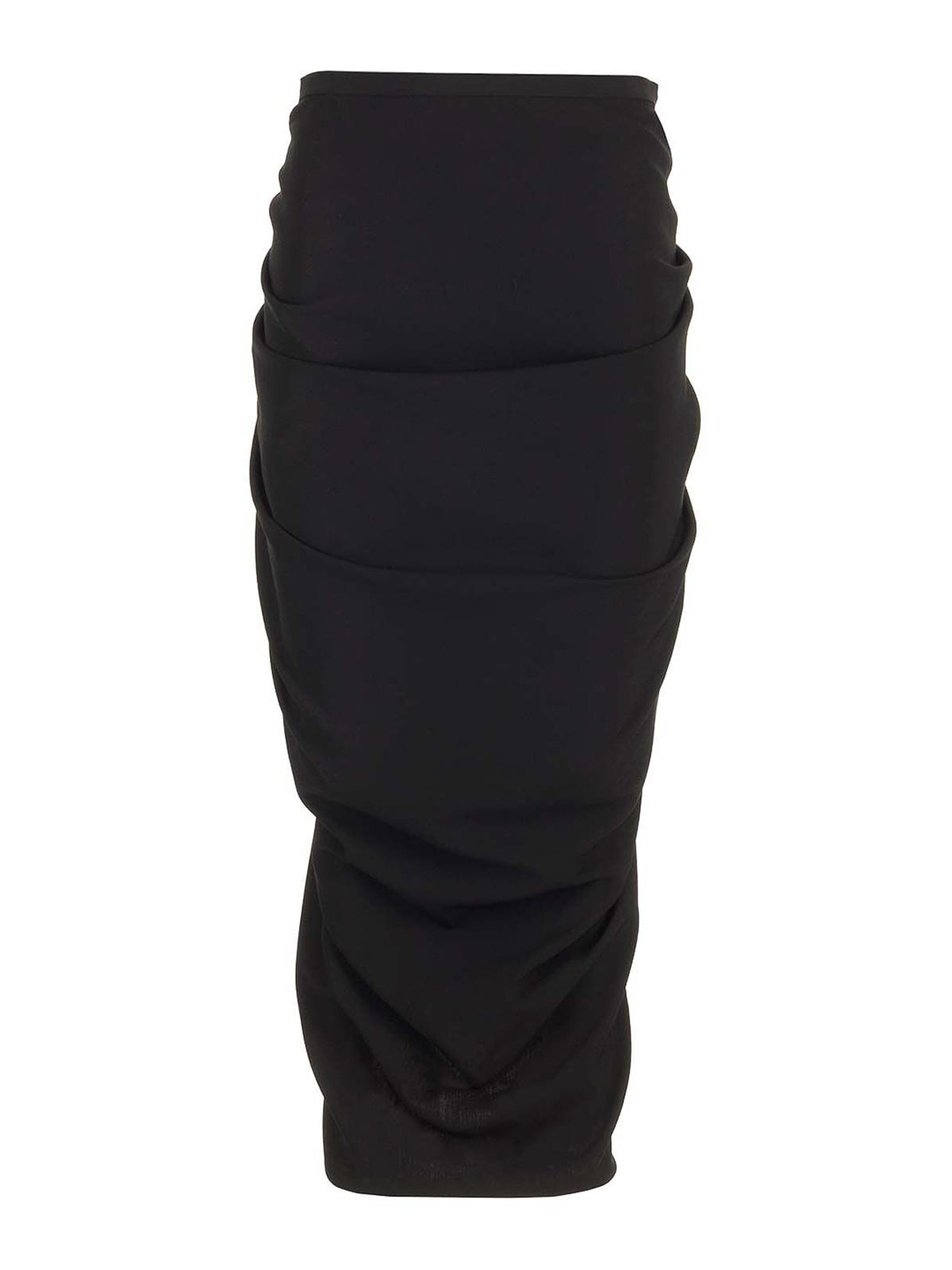 Wool Jersey Midi Skirt