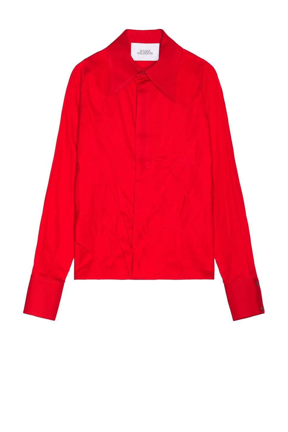 Bianca Saunders Tucker Shirt in Salsa - Red.  XL/1X also in L