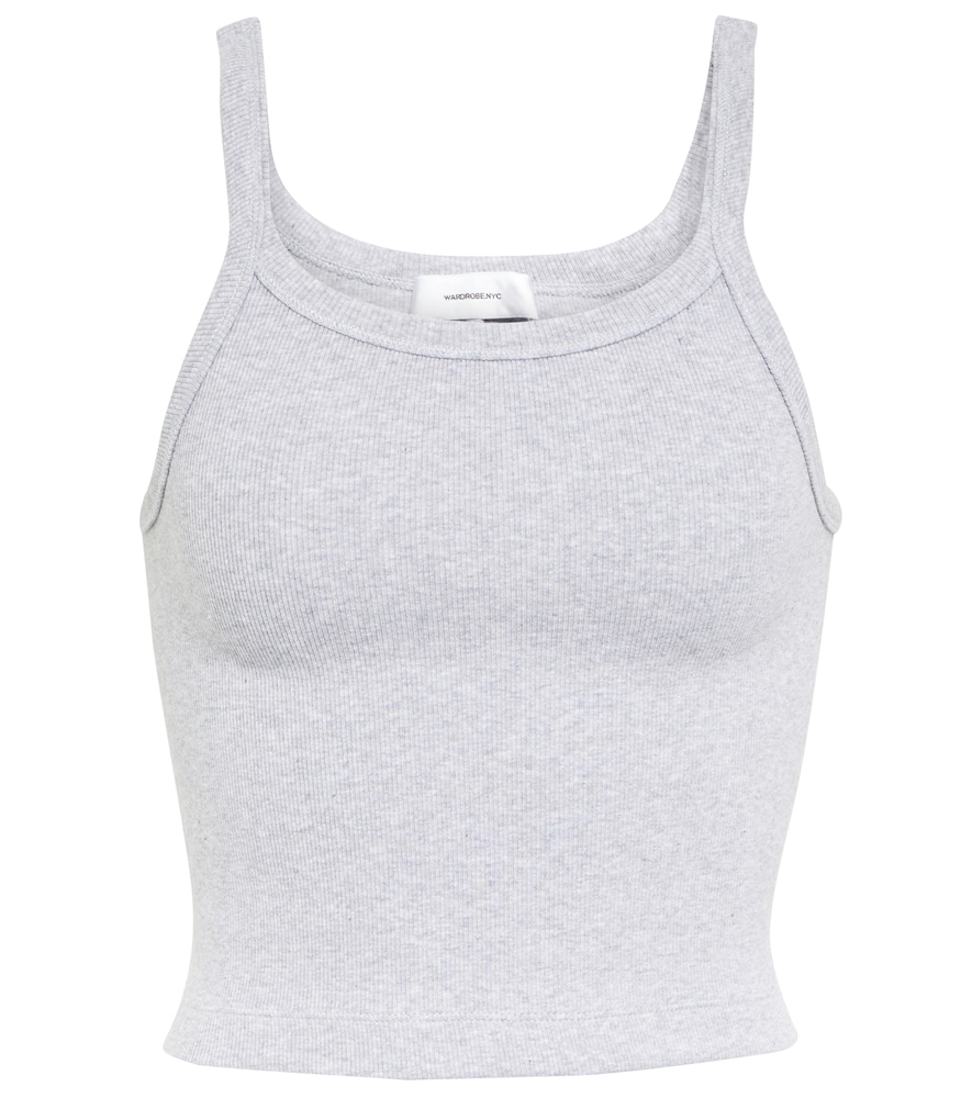 X Hailey Bieber cotton-blend tank top