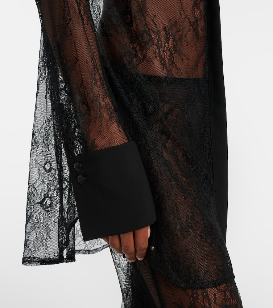 Allen floral lace shirt