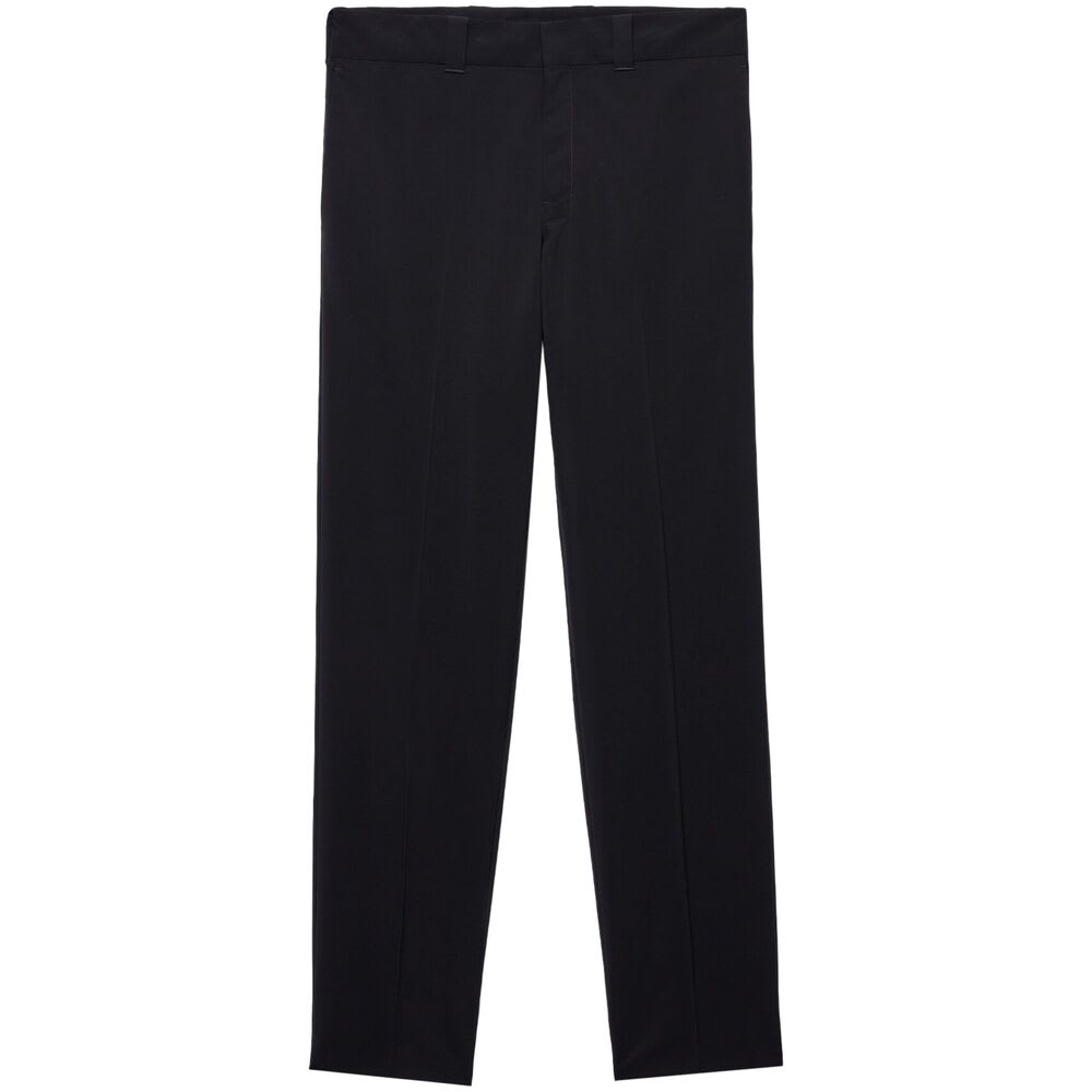 Black Wool Blend Pant