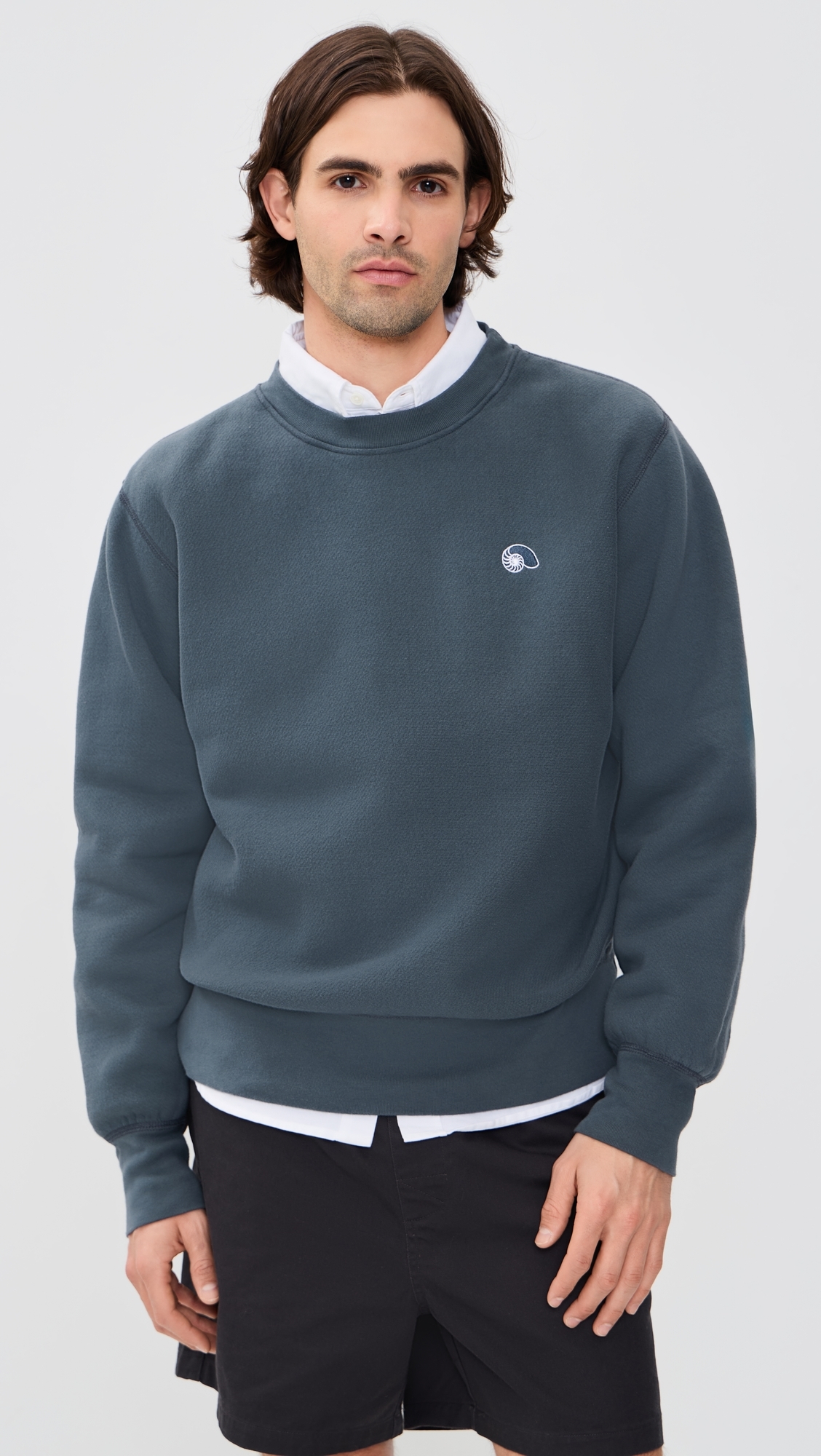 Crewneck Sweatshirt Slate Blue
