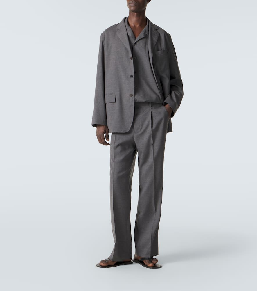 Cashmere poplin shirt