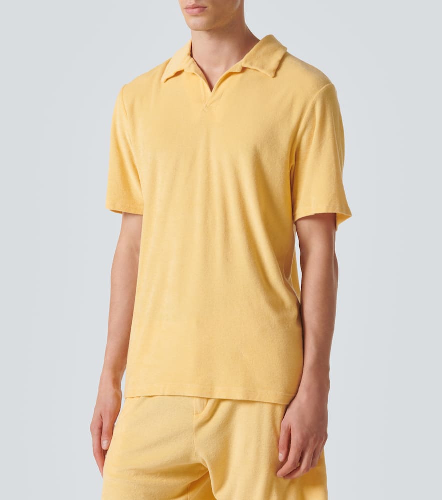 Faustino cotton terry polo shirt