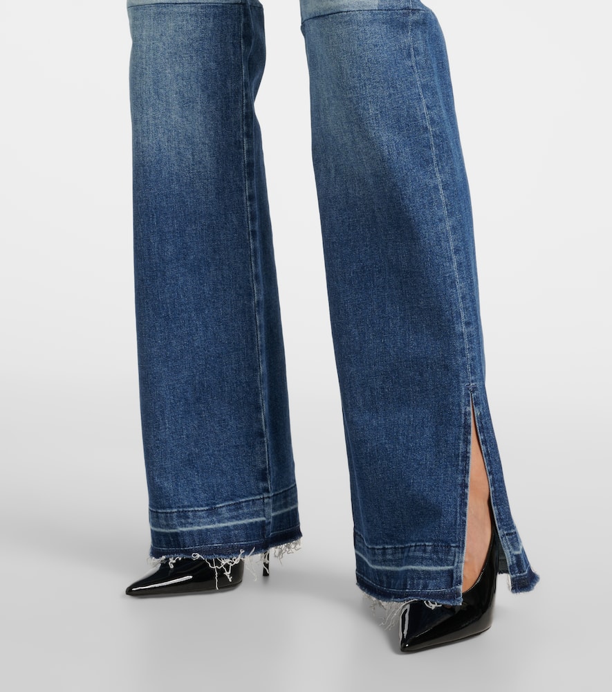 La Croisette high-rise flared jeans