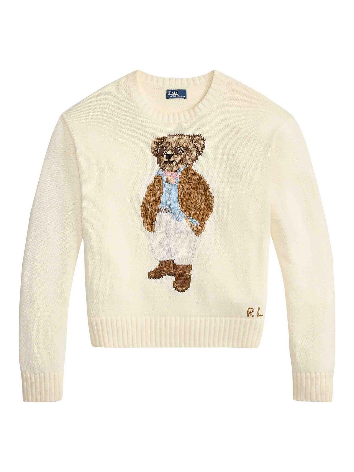 Polo Ralph Lauren - crew neck pullover embroidered design long sleeve