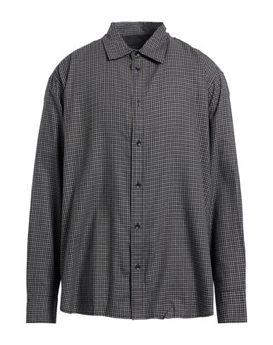 Man Shirt Black Size M Cotton, Viscose