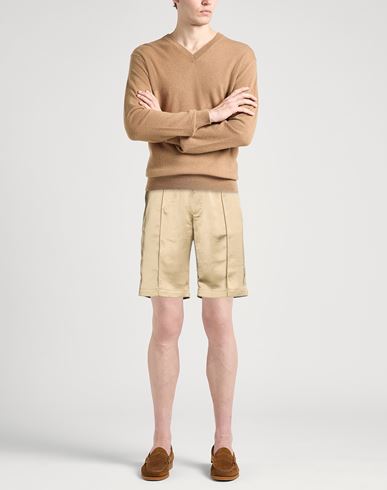 Man Shorts & Bermuda Shorts Khaki Size 32 Polyester