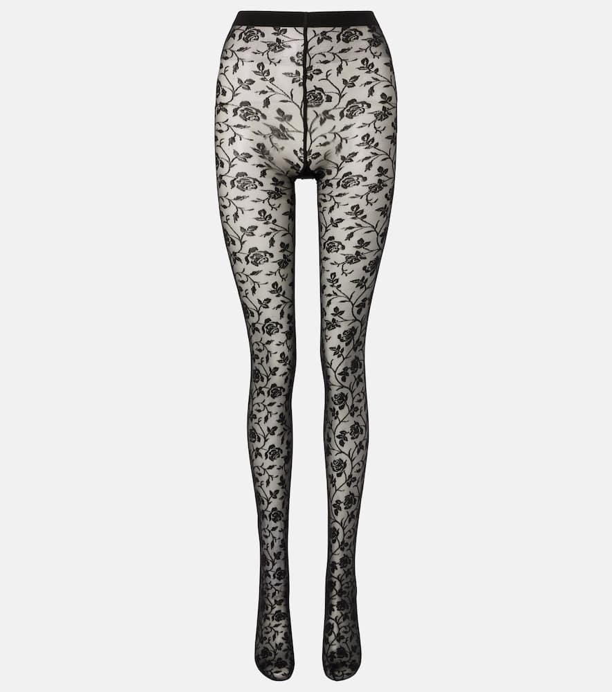 20 floral tights