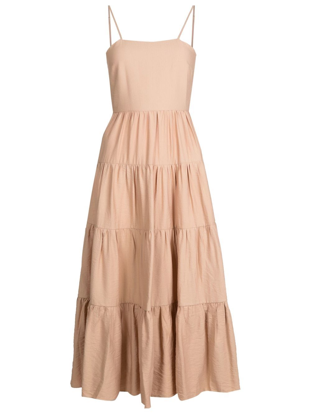 Kobe tiered maxi dress - Brown