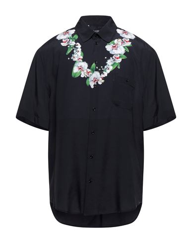 Man Shirt Black Size 14 ½ Viscose